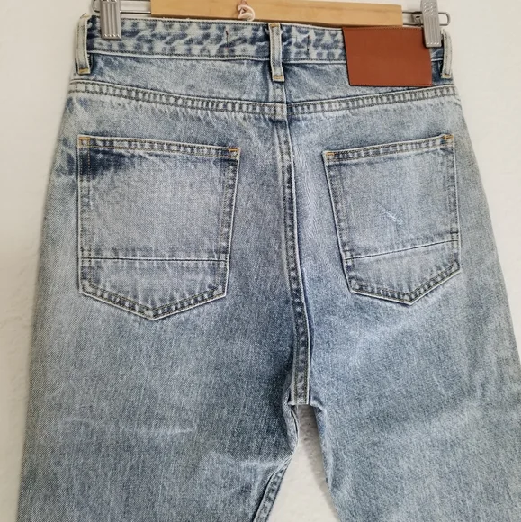 Golden Goose Thelma High Waist Carrot Leg Jeans Size 27 Blue - Picture 4 of 11